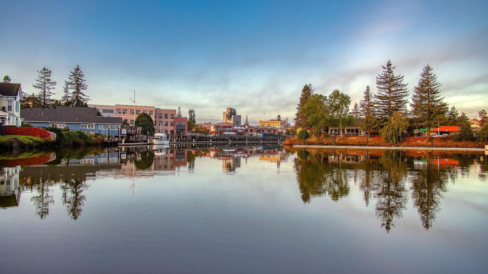 Historic downtown Petaluma at Kentucky Street